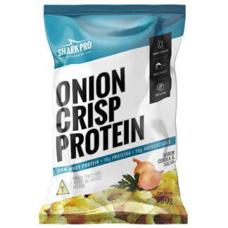 Onion Crisp Salgadinho Proteico (50g) Cebola e Salsa Shark Pro