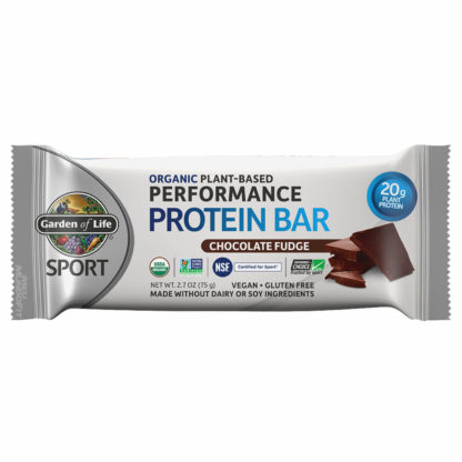 Organic Plant-Based Protein Bar (1 barra de 75g Fudge de Chocolate) Garden of Life