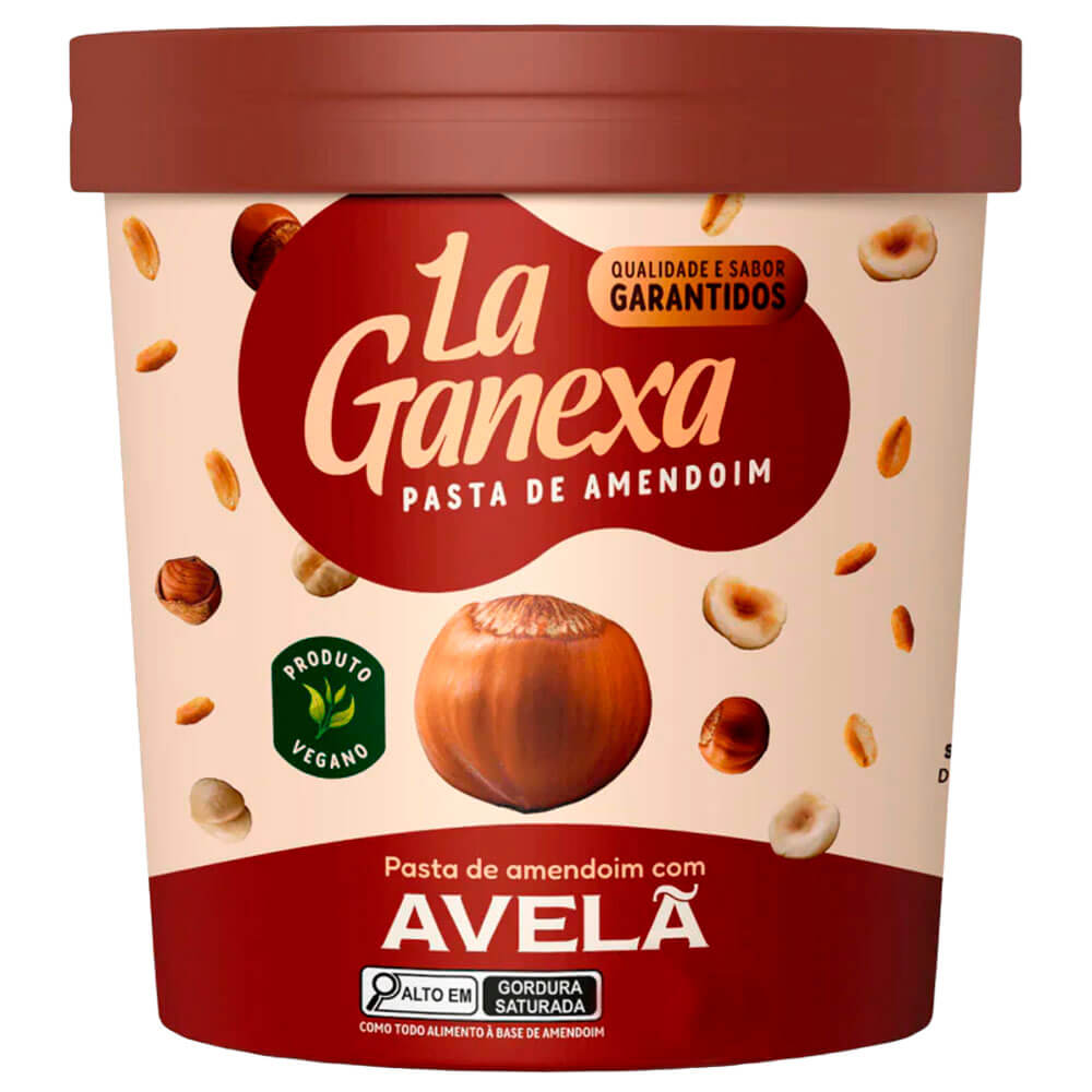 Pasta de Amendoim Integral (1000g) La Ganexa - Pasta de Amendoim