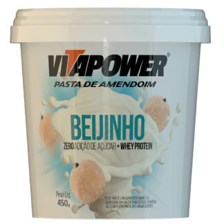 Pasta de Amendoim Beijinho (450g) VitaPower