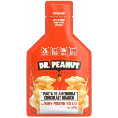 Pasta de Amendoim Chocolate Branco (sache de 20g) Dr. Peanut