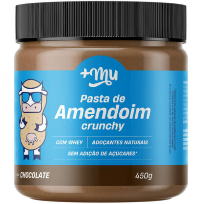 Pasta de Amendoim Crunchy Chocolate (450g) +Mu