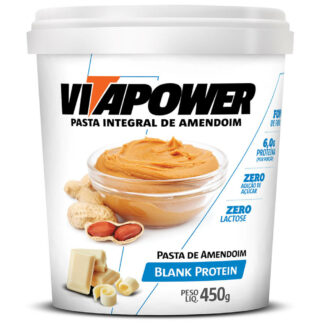 Pasta de Amendoim Integral Blank (450g) VitaPower