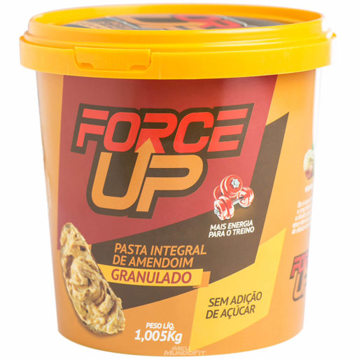 Pasta Integral de Amendoim Granulado (1kg) Force Up