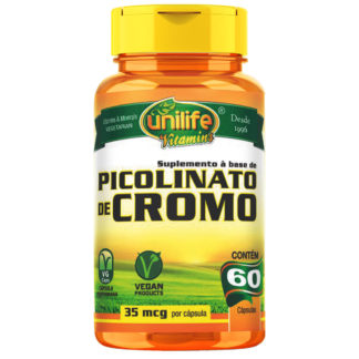 Picolinato de Cromo (60 caps) Unilife Vitamins
