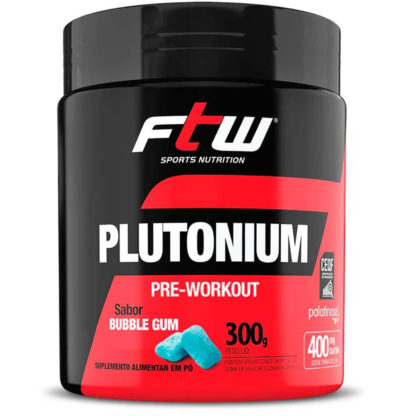 Plutonium Pre Workout (300g) Bubble Gum FTW