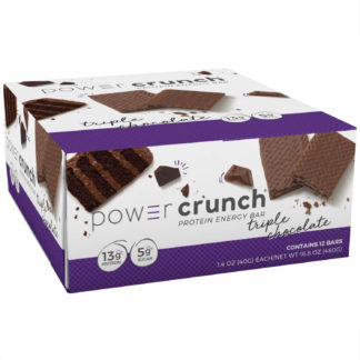 Power Crunch Bar Original (12 barras de 40g) BNRG Chocolate Triplo