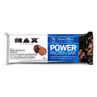 Power Protein Bar (Barra de 41g) Trufa Chocolate Max Titanium