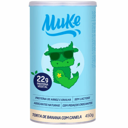 Proteína Vegetal Muke (450g) Banana com Canela +Mu