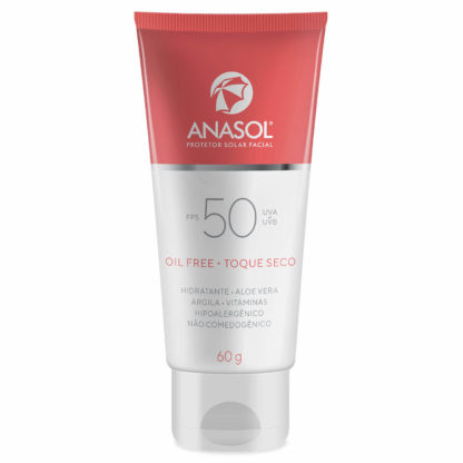 Protetor Solar Facial FPS 50 UVA + UVB (60g) Anasol