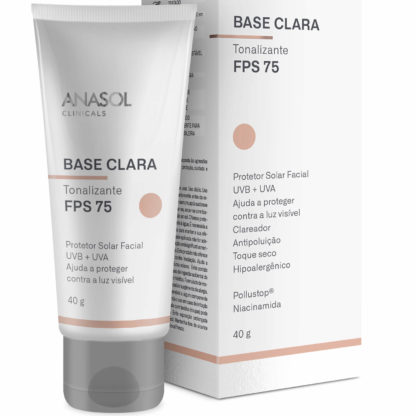 Protetor Solar Facial FPS 75 Base Clara (40g) Anasol
