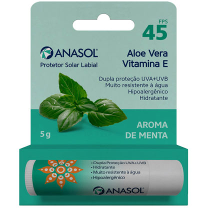 Protetor Solar Labial FPS 45 (5g) Anasol
