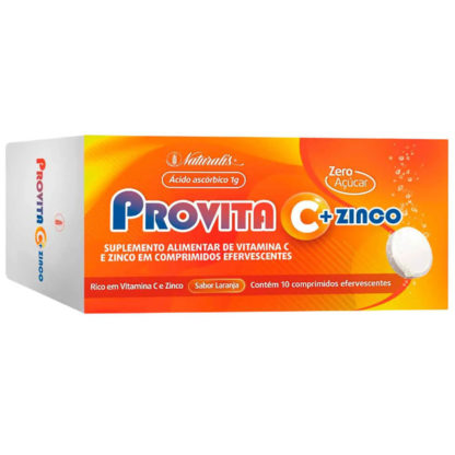Provita C + Zinco (10 Pastilhas) Naturalis