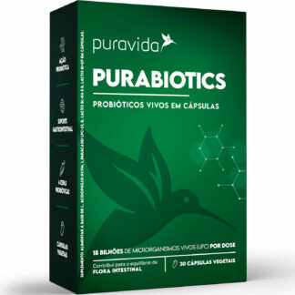 Purabiotics Probiótico (30 caps) Puravida Esquerda