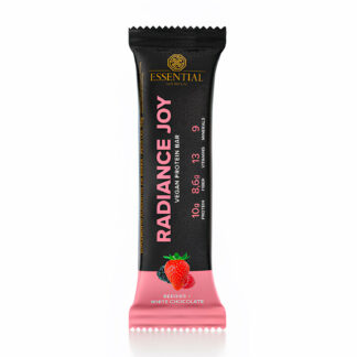 Radiance Joy Protein Bar (8 Barras de 50g) Essential Nutrition Berries Com Chocolate Branco Tabela