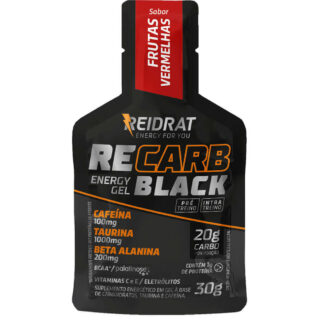 Recarb Energy Gel Black (Sachê de 30g) Reidrat Nutrition Frutas Vermelhas
