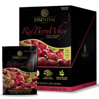 Red Berry Whey (15 Sachês 34g) Essential Nutrition
