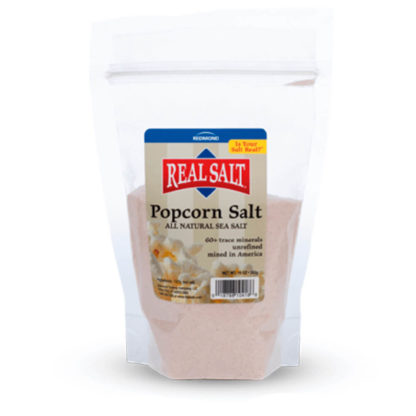 Sal Extra-Fino para Pipoca Integral Real Salt (283g) Redmond