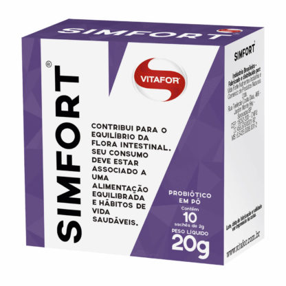 Simfort Probiótico (10 Sachês de 2g) Vitafor