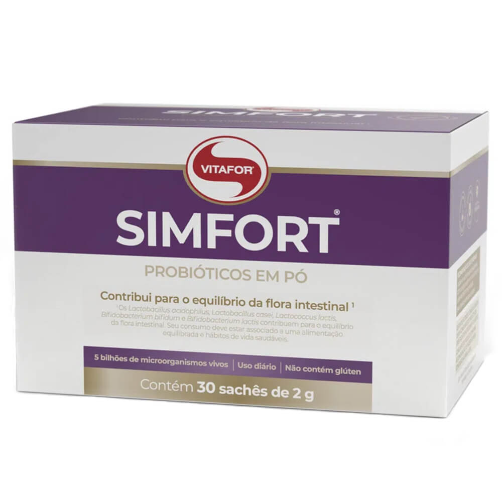 Simfort Mix De Probióticos Vitafor 30 Saches De 2g no Shoptime