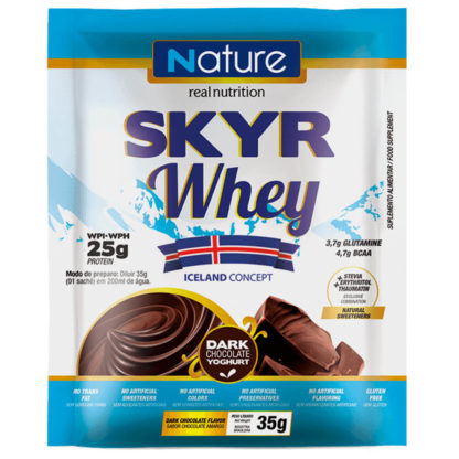Skyr Whey (sachê de 35g) Dark Chocolate Nature