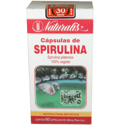 Spirulina (60 caps) Naturalis Frente