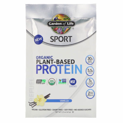 Sport Organic Plant-Based Protein (1 Sachê Baunilha) Garden of Life