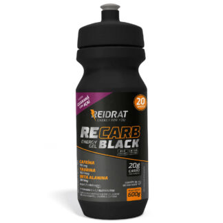 Recarb Energy Gel Black Squeeze (600g) Reidrat Nutrition Guaraná Com Açaí