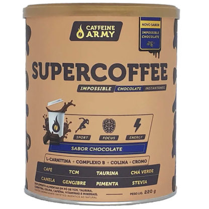 SuperCoffee Chocolate (220g) Caffeine Army