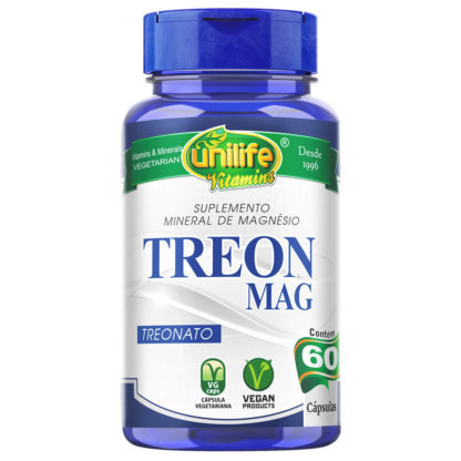 Treon Mag Magnésio Treonato (60 caps) Unilife Vitamins