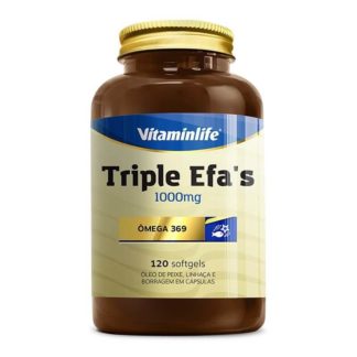 Triple Efa's Ômega 3 6 9 (120 caps) VitaminLife