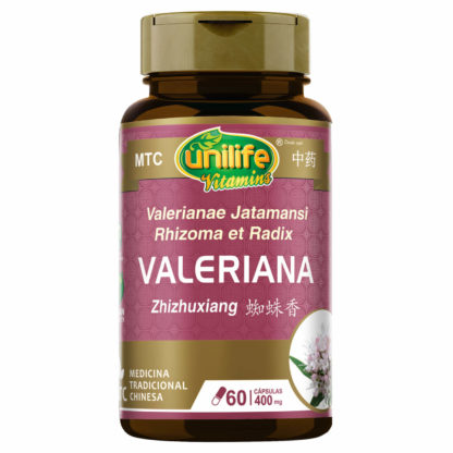 Valeriana Zhizhuxiang 400mg (60 caps) Unilife Vitamins