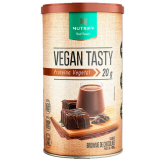Vegan Tasty Proteina Vegetal (420g) Cheescake De Frutas Vermelhas NutrifyVegan Tasty Proteina Vegetal (420g) Brownie De Chocolate Nutrify