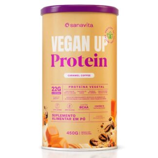 Vegan Up Protein (450g) Sanavita Caramel Coffe