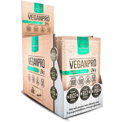 VeganPro Proteína Vegetal (15 sachês) Nutrify