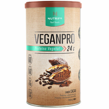 VeganPro Proteína Vegetal (550g) Cacau Nutrify