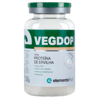 Vegdop Monodose Proteína de Ervilha (25g) Elemento Puro Baunilha Caramelizada