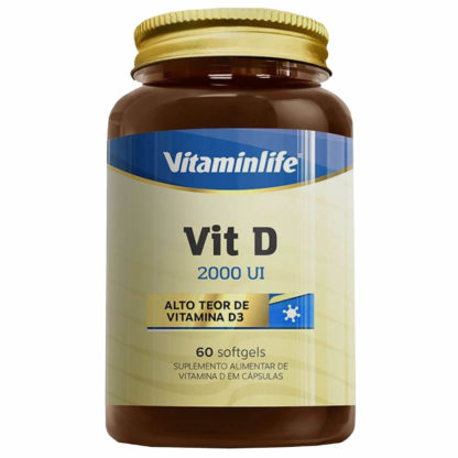 Vit D 2.000 UI (60 softgels) Vitaminlife