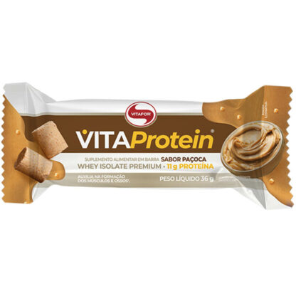 Vita Protein Whey Isolate (Barra de 36g) Paçoca Vitafor