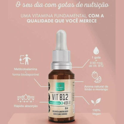 Vitamina B12 Líquida (20ml) Nutrify Benefícios