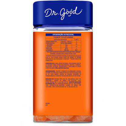Vitamina C 300mg (60 Gomas) Tabela Nutricional Dr. Good