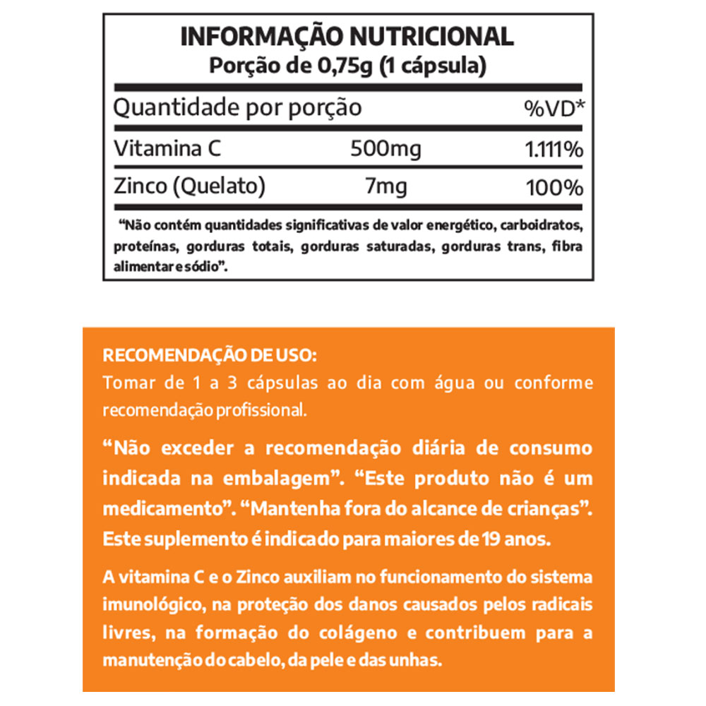 Vit C 4 Protect Essential Nutrition 120 cápsulas - Mundo Verde