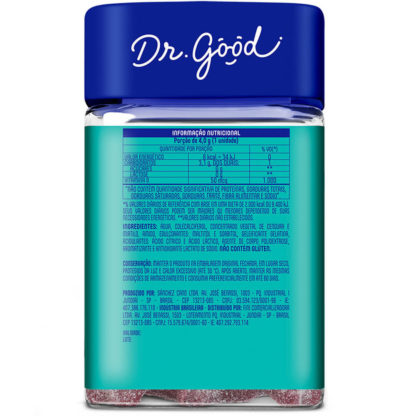 Vitamina D 2000UI (30 Gomas) Tabela Nutricional Dr. Good