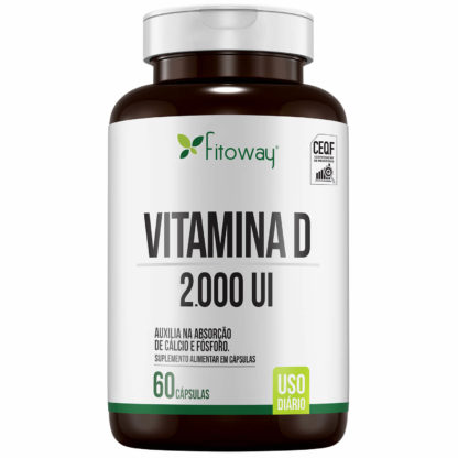 Vitamina D 2000UI (60 caps) Fitoway Clean