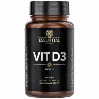 Vitamina D3 2.000UI (120 caps) Essential Nutrition