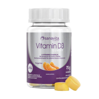Vitamina D3 2.000UI Gummy (30 gomas) Sanavita