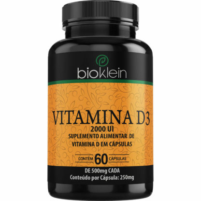 Vitamina D3 2000UI (60 caps) Bioklein