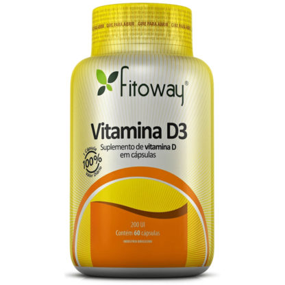 Vitamina D3 200UI (60 caps) Fitoway