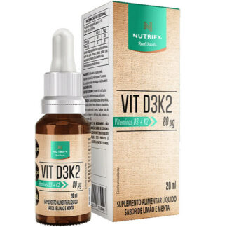 Vitamina D3 + K2 Líquida (20ml) Nutrify