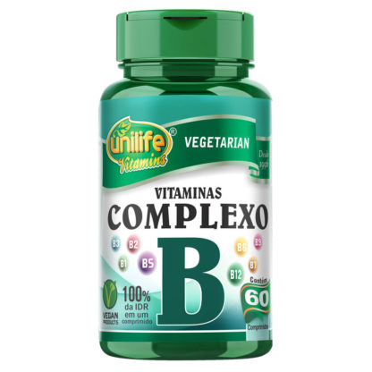 Vitaminas Complexo B (60 caps) Unilife Vitamins